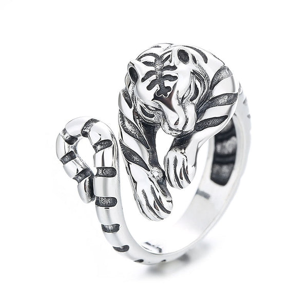 Shere Vintage Tiger Adjustable Ring