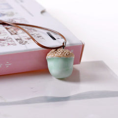 Timlee N031 New Simple Popular Pine Nut Plant Specimen Pendant Necklace Fashion Jewelry Wholesale