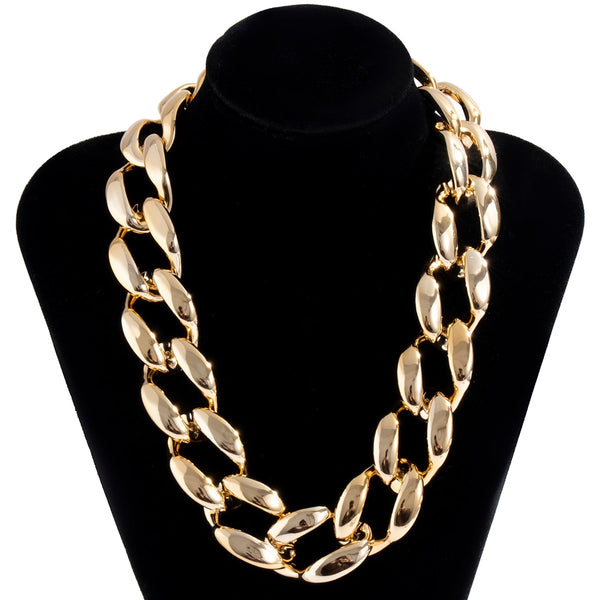 Zaria Oversized Chunky Link Choker Collection