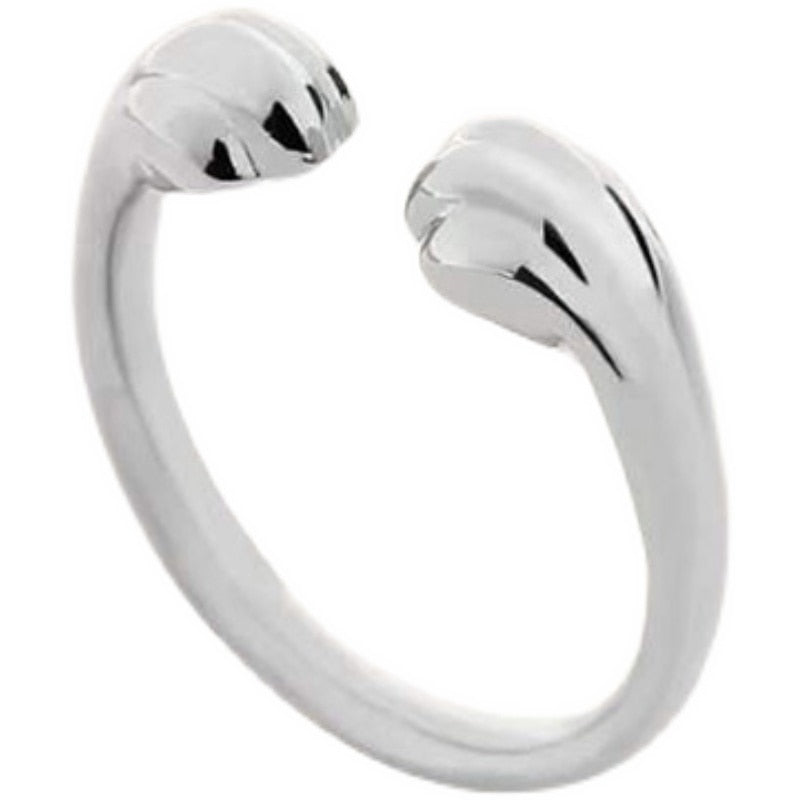 Cute Cat Paw Ring - Open Design