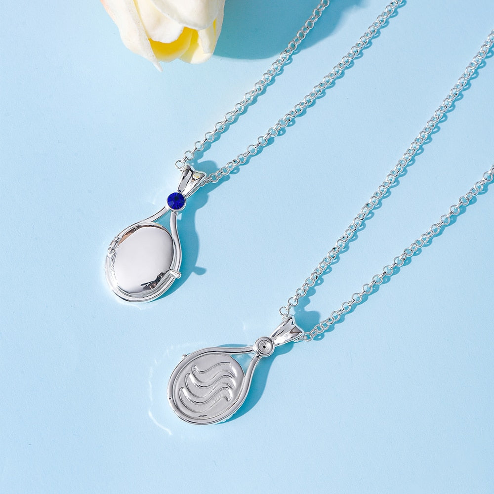 Nerissa Crystal Mermaid Shell Locket Necklace Main image