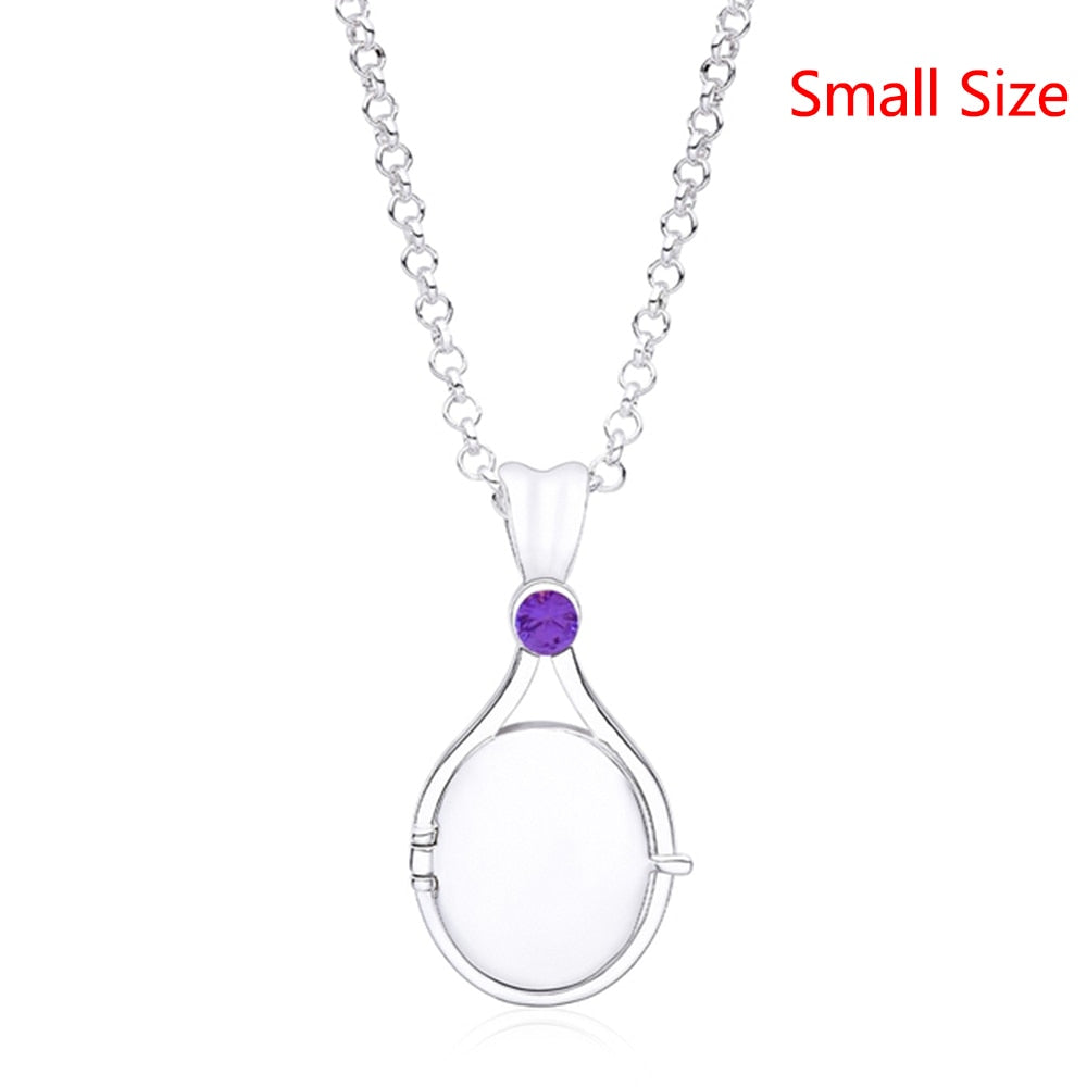 Nerissa Crystal Mermaid Shell Locket Necklace