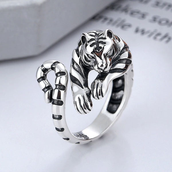 Shere Vintage Tiger Adjustable Ring