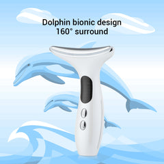 7in1 RF&amp;EMS Face Massager Lifting Beauty LED Face Skin +3 Colors LED Facial Neck Massager Photon Therapy Heating Wrinkle Removal