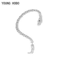 Twining Snake Shape Personality Metal Animal Ear Hook