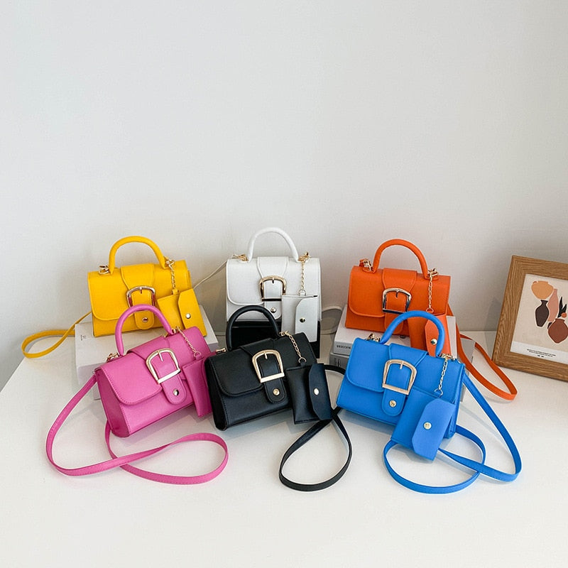 Elara Mini Flap Top-Handle Crossbody Bag