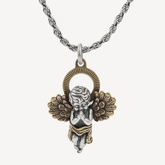 Handmade Angel Seraph Pendant Necklace for Women