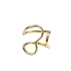 Punk Style Personality Exaggeration European Lovers&#39; Black White Color Oiled Guitar Ring Finger Jewelry