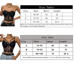 Women's Tube Top Camisole Adult Solid Color Lace Hollow-Out Sleeveless Backless Spaghetti Strap Crop Tops Summer Camis
