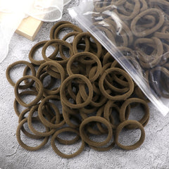 50PCS/Set Basic Hair Bands Simple Solid Colors Elastic Headband Hair Ties