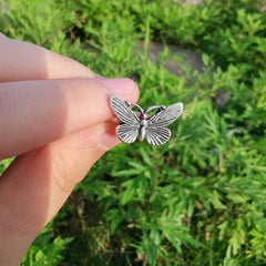 Gothic Geometric Mushroom Ring