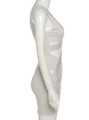 Under wraps mini dress