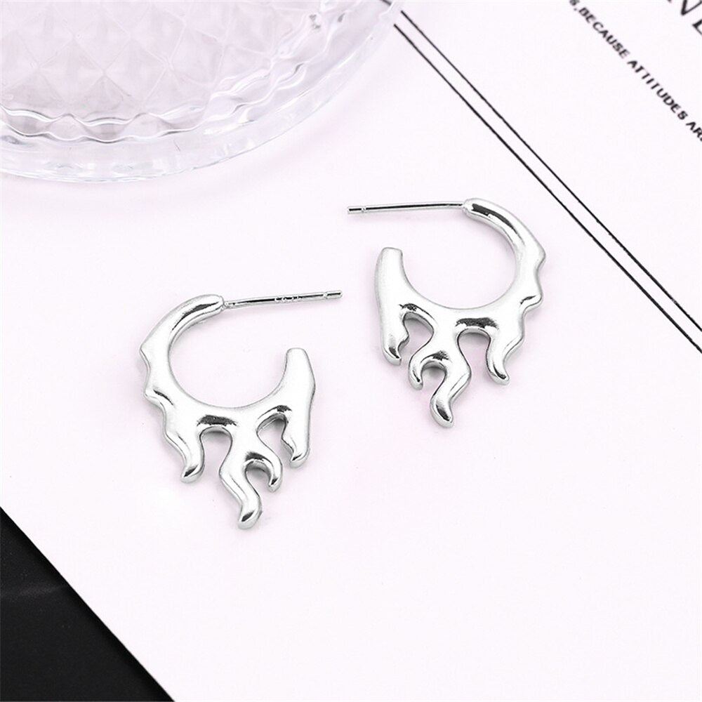 Cute Frog Earrings For Women Girls Animal Gothic Stud Earrings Piercing Female Korean Jewelry Brincos