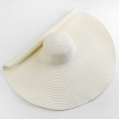 70cm Oversized  Wide Brim Sun Hat Travel  Large UV Protection Beach Straw Hats Women&#39;s Summer Floppy Foldable Chapeaux Wholesale