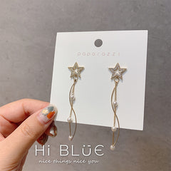 Long Tassel Earrings 2022 New Simple Women&#39;s Earrings Korean Version Long Elegant and Delicate Fashion Accessories Jewelry
