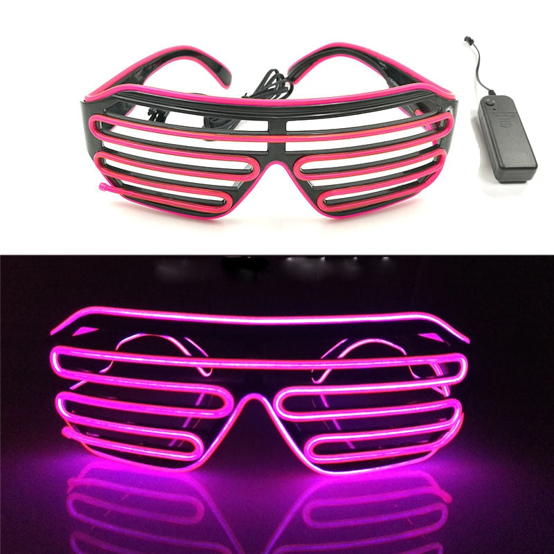 Neon Pulse LED Party Sunglasses