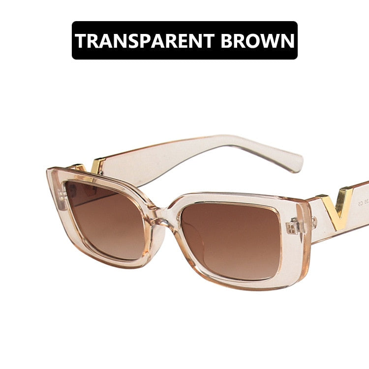 Alessia Slim Rectangle Sunglasses