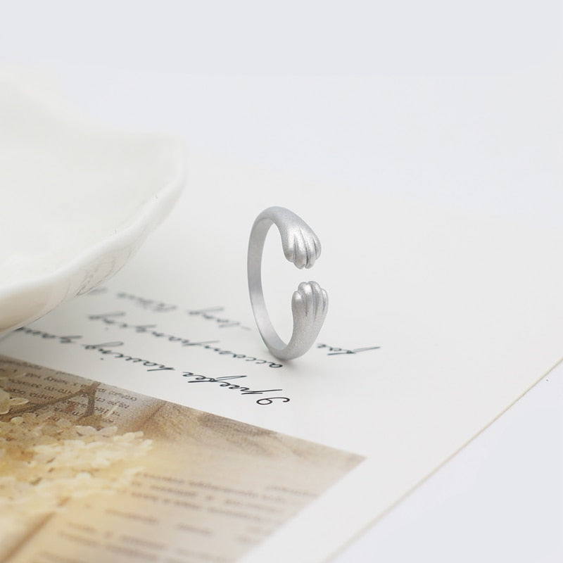 Cute Cat Paw Ring - Open Design