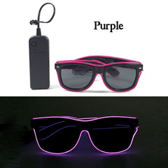 Luminous Neon LED Party Sunglasses