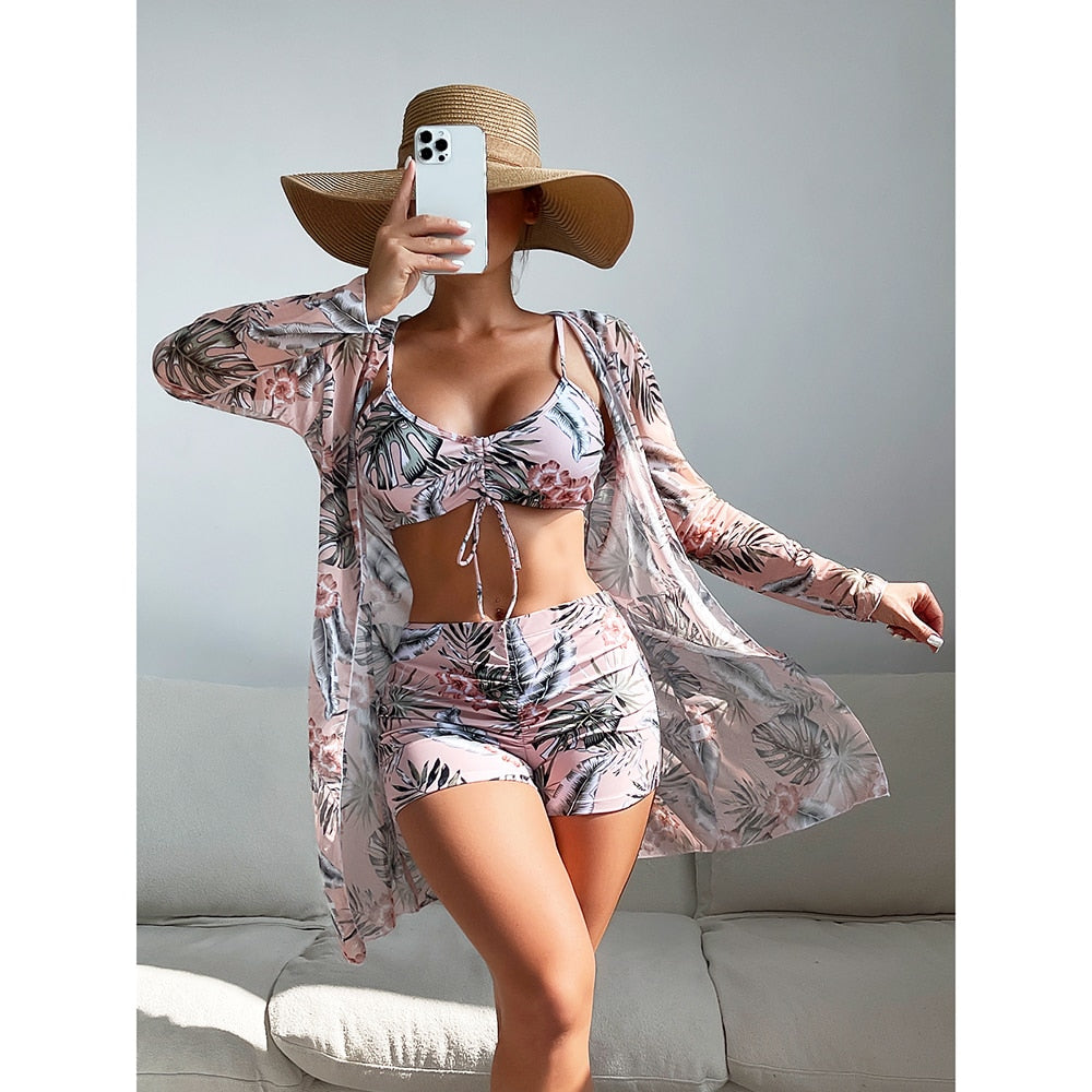 High Waist Bikinis 3 piece