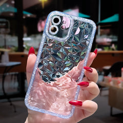 Crystal Glitter Diamond Pattern Phone Case For iPhone