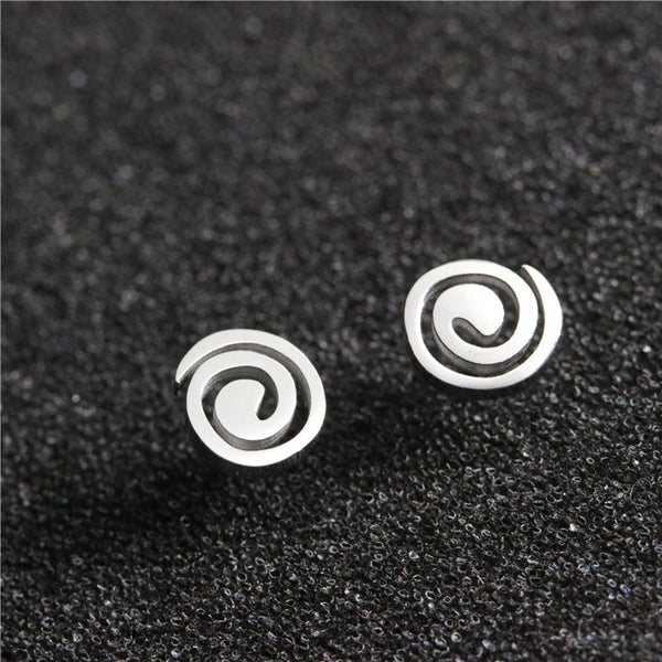 2023 Stainless Steel Earrings Geometric Women Men Hip hop Black Star Ghost Spike Stud Earring Fashion Jewelry Best Gift пирсинг