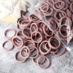 50PCS/Set Basic Hair Bands Simple Solid Colors Elastic Headband Hair Ties