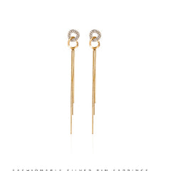Long Tassel Earrings 2022 New Simple Women&#39;s Earrings Korean Version Long Elegant and Delicate Fashion Accessories Jewelry