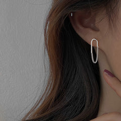 2023 New Fashion Korean Hanging Long Tassel Drop Earrings For Women&#39;s Metal Gold Stars Color Earrings Jewelry Beautiful Gifts