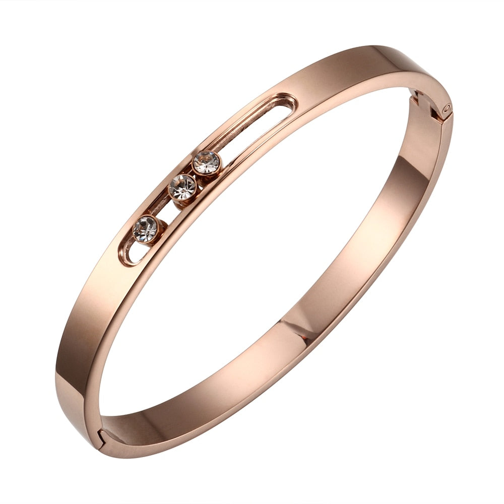 Crystal Rhinestones Sliding Luxury Wristband