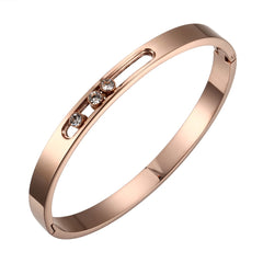 Crystal Rhinestones Sliding Luxury Wristband