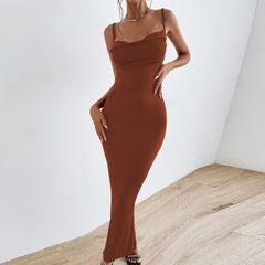 Stella's Sensational Slip: A Sexy Backless Bodycon Dress