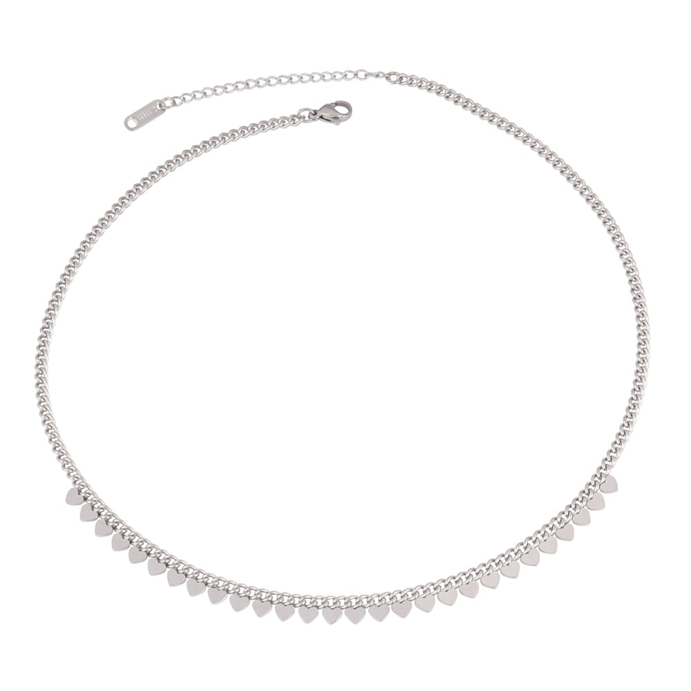 Solene Geometric Pendant Choker Collection