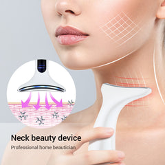 7in1 RF&amp;EMS Face Massager Lifting Beauty LED Face Skin +3 Colors LED Facial Neck Massager Photon Therapy Heating Wrinkle Removal