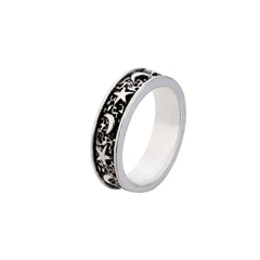 Gothic Geometric Mushroom Ring