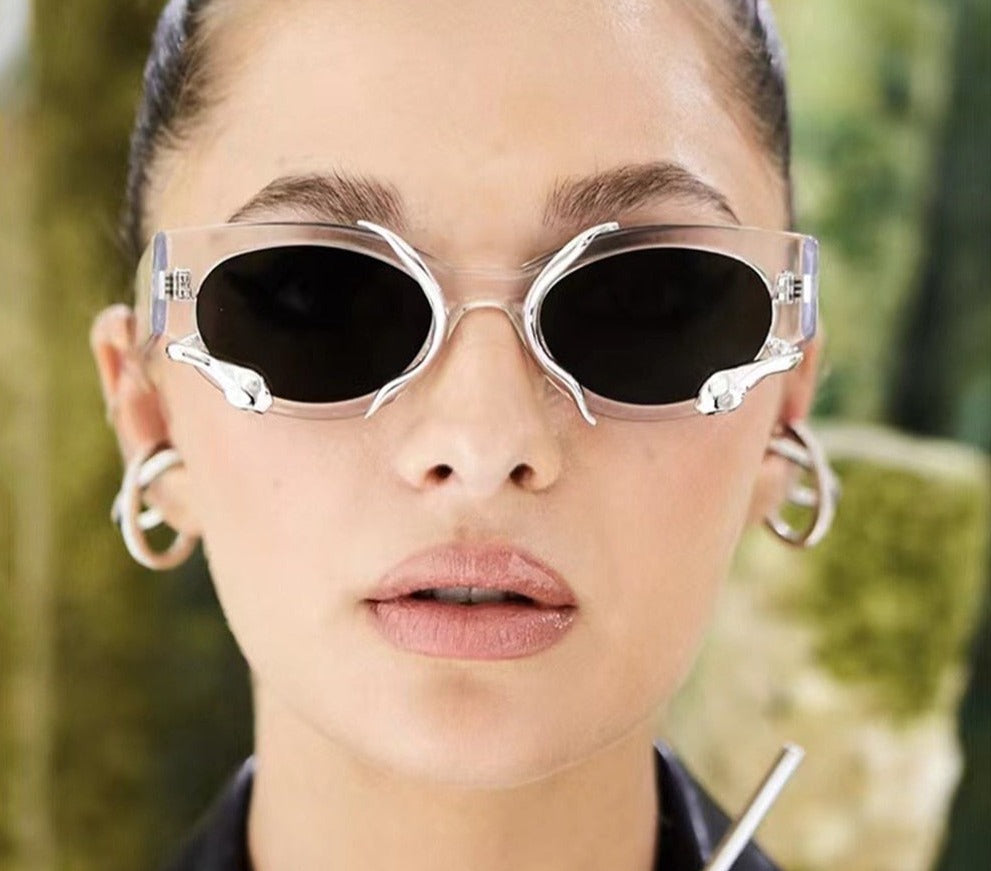 Steampunk Snake Rectangle Sunglasses Main image
