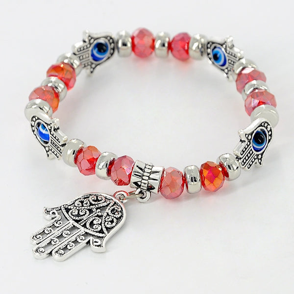 Nazar Blue Evil Eye Crystal Bracelet