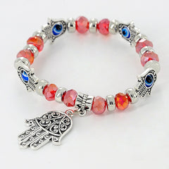 Turkish Blue Evil Eye Bracelet For Women Crystal Resin Lucky Bead