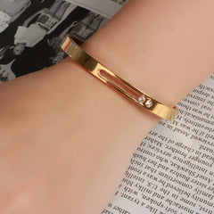 Crystal Rhinestones Sliding Luxury Wristband