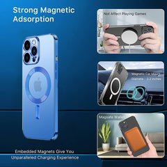 Magnetic Case For iPhone Clear Soft Silicone Wireless Charging Cover