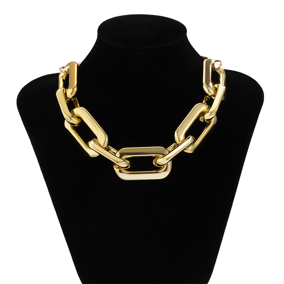 Bold and Chunky: Multi-Layered Gold Choker for Women