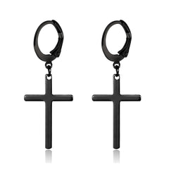 Hip Hop Korean Fashion Cross Earrings For Women Grunge Cross Ear Earrings серьги кресты Skeleton Crochet Punk Earrings Wholesale