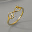 Kinitial Simple Infinity Rings High Quality Gothic Stainless Steel Jewelry Beloved Ring Christmas Gifts for Loved Ones