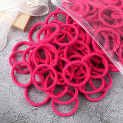 50PCS/Set Basic Hair Bands Simple Solid Colors Elastic Headband Hair Ties