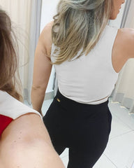 Colorblock Zipper Up Sleeveless Jumpsuit