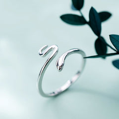 Vintage Lucky Koi Fish Cyprinoid Open Ring