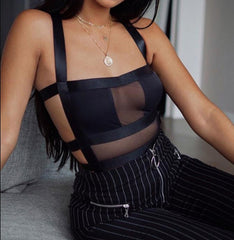 Sexy Squares mesh top