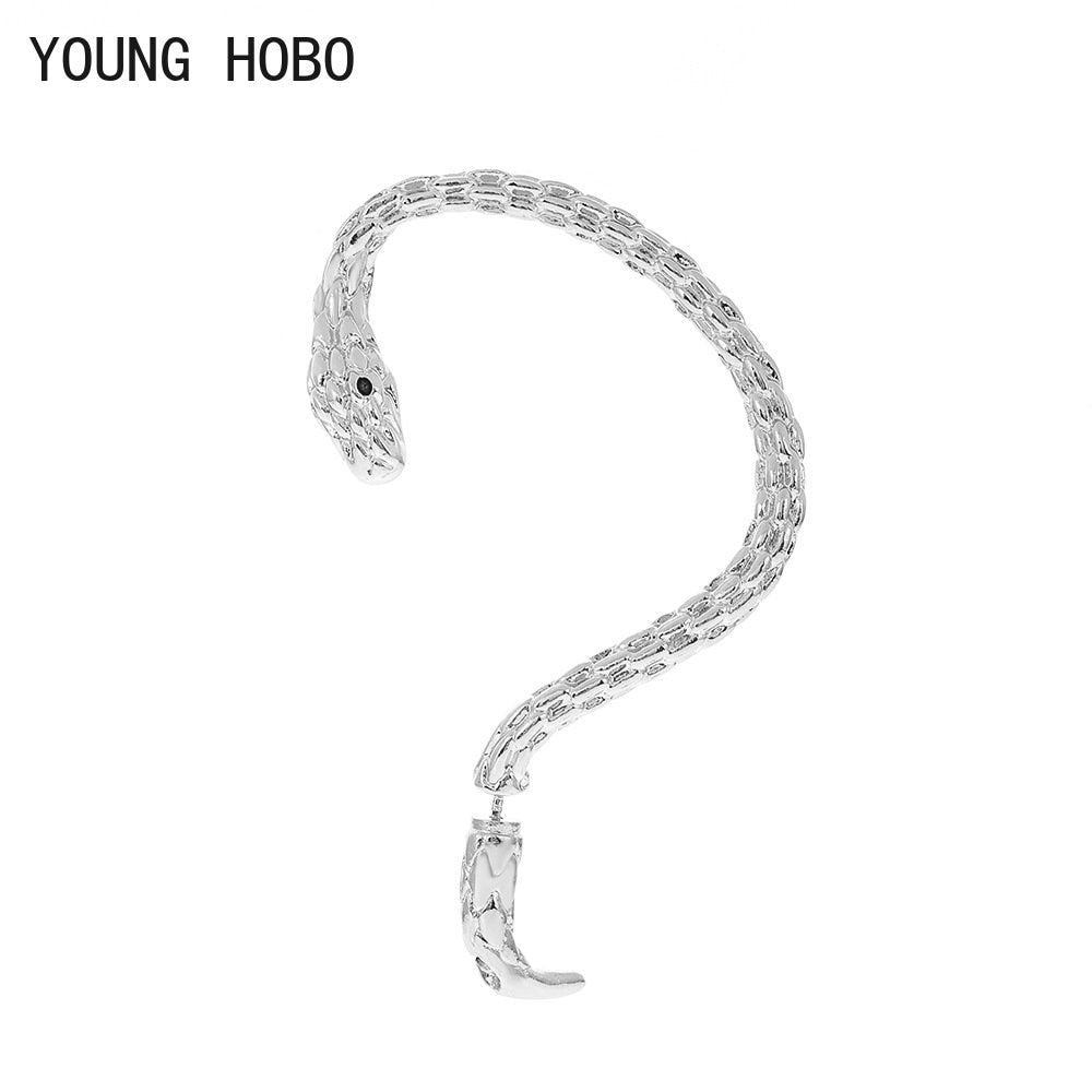 Twining Snake Shape Personality Metal Animal Ear Hook