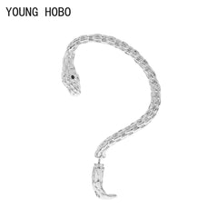 Twining Snake Shape Personality Metal Animal Ear Hook