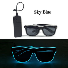 Luminous Neon LED Party Sunglasses